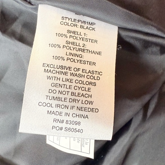 Cavallini Plush Faux Fur + Vegan Leather Lux Vest Black Cinched Waist 2X & 3X - Picture 12 of 16